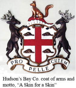 HBC emblem here Hudson Bay Company coate of arms