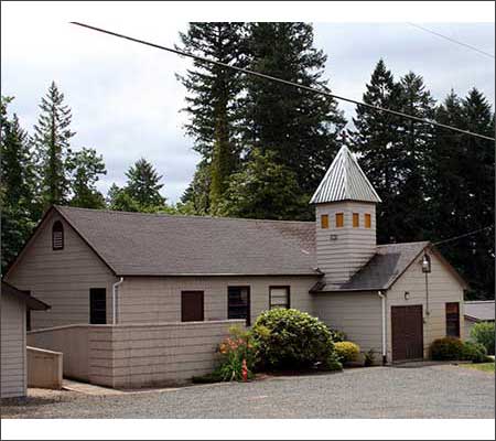 Original Butteville Community Church, circa 1930